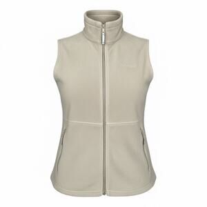 Columbia Field Gear Fleece Full Zip Vest Men's L Light Brown Large Tan Beige